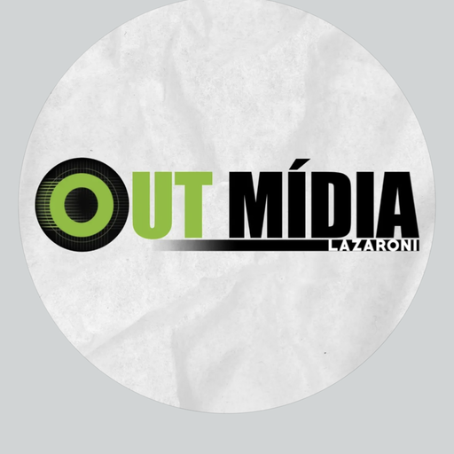 Logo OUT Mídia Lavaroni